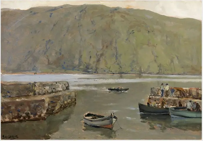 The Harbour, Leenane, by James Humbert Craig