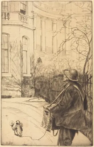 Le joueur d'orgue (The Organ Grinder), by James Jacques Joseph Tissot