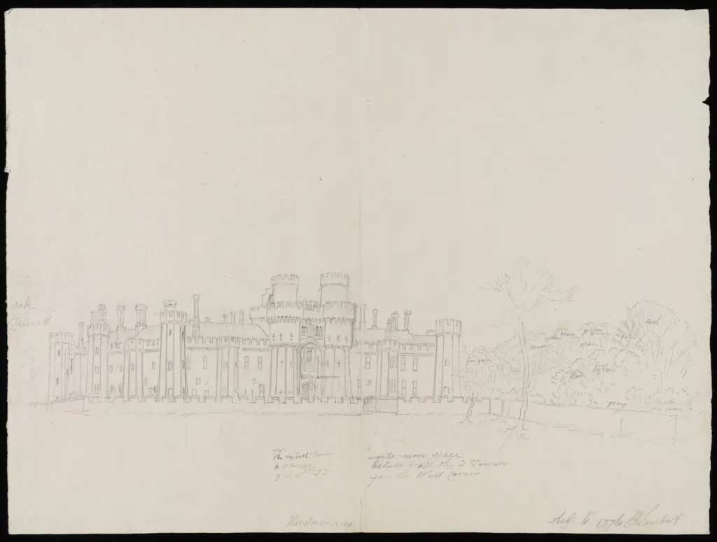 General view of exterior., by James Lambert senior, 6