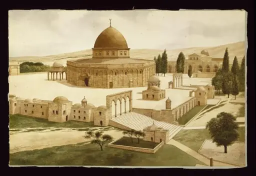 The Mosque of Omar, Jerusalem, by James Lawson Stewart