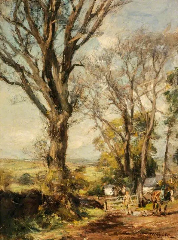 Ash Trees in Spring, by James Lawton Wingate