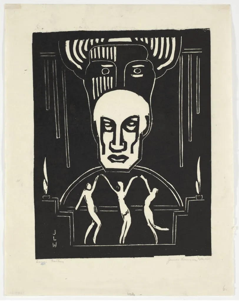 Untitled, by James Lesesne Wells, 1928