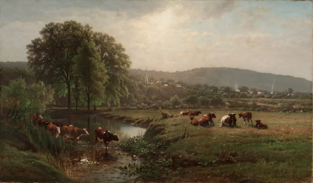 Morning in New England, by James M. Hart