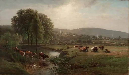 Morning in New England, by James M. Hart