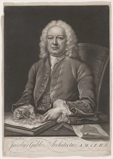 James Gibbs, Architect, by James MacArdell