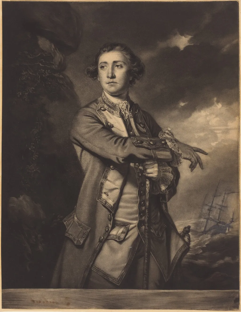 James Lockhart, by James McArdell, ink, 1762