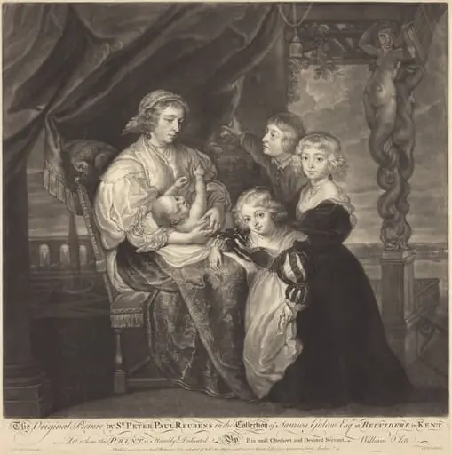 The Gerbier Family, by James McArdell