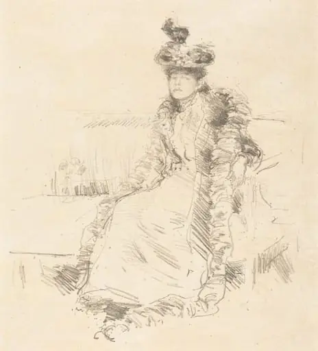 A Lady Seated, by James McNeill Whistler