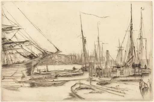 A Sketch from Billingsgate, by James McNeill Whistler