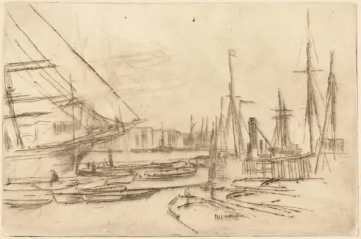 A Sketch from Billingsgate, by James McNeill Whistler