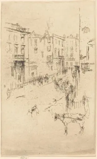 Alderney Street, by James McNeill Whistler