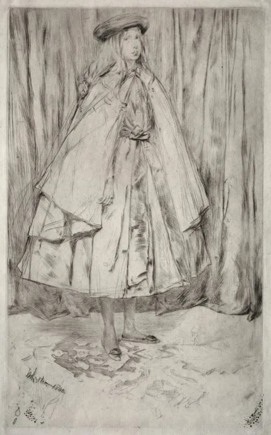 Annie Haden, by James McNeill Whistler, 1860