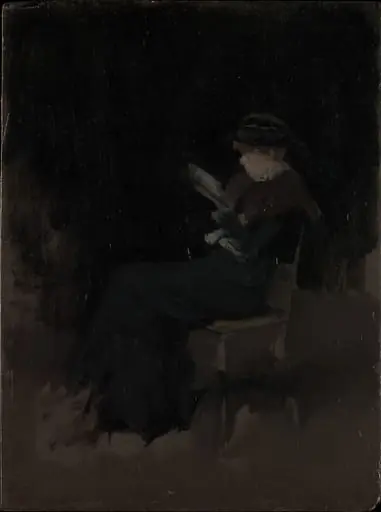 Arrangement in Black: Girl Reading