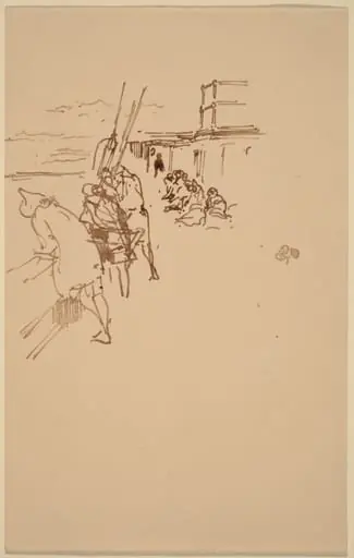 At Sea, by James McNeill Whistler