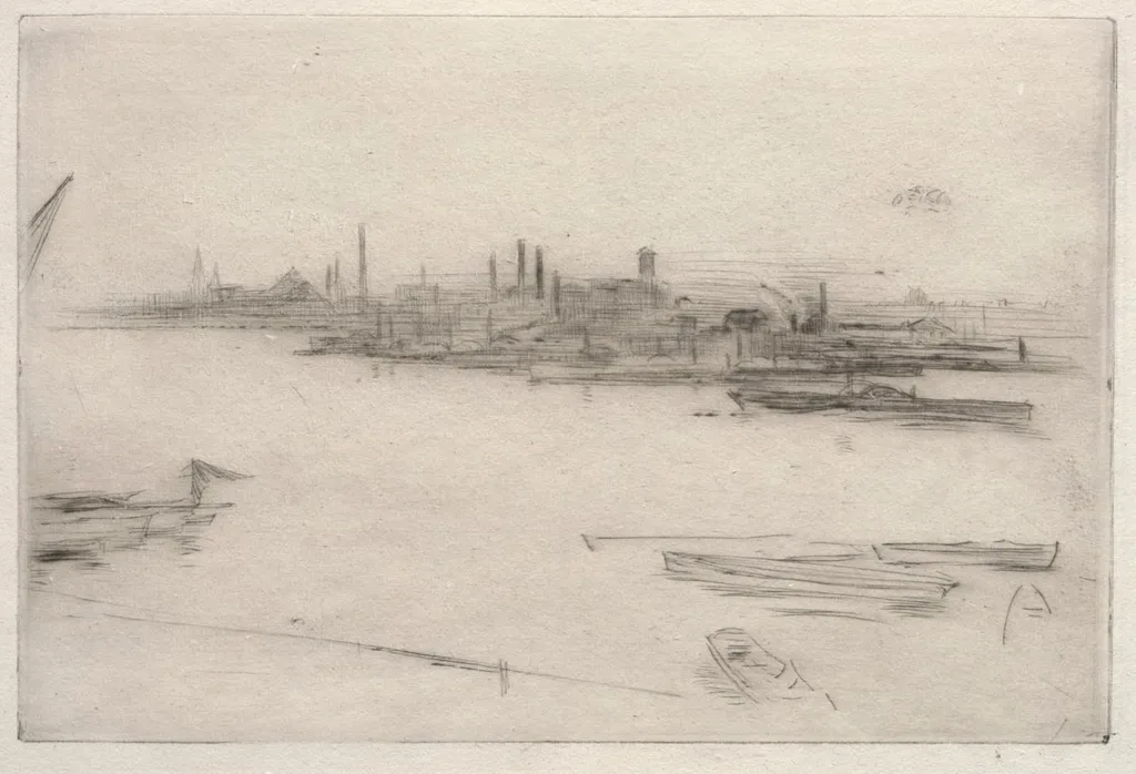 Battersea: Dawn, by James McNeill Whistler, 1877
