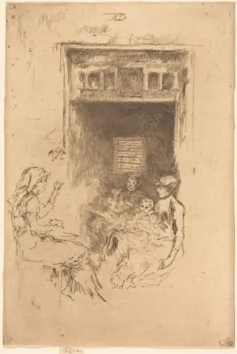Bead-Stringers, by James McNeill Whistler