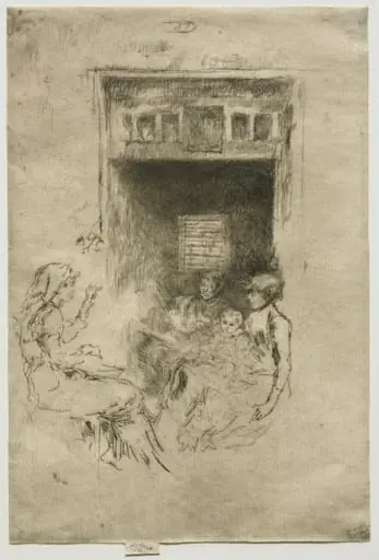 Bead Stringers, by James McNeill Whistler
