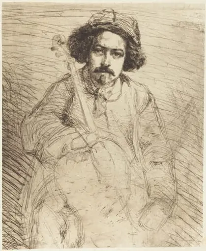 Becquet, by James McNeill Whistler