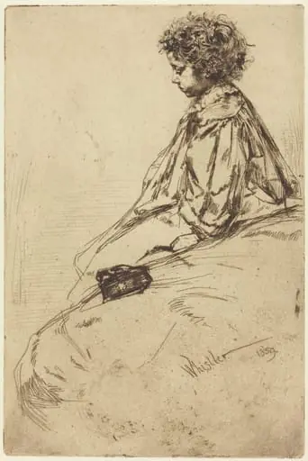 Bibi Lalouette, by James McNeill Whistler