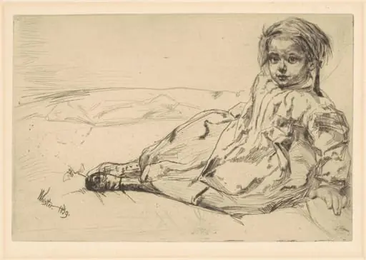Bibi Valentin, by James McNeill Whistler