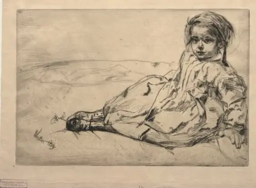Bibi Valentin, by James McNeill Whistler