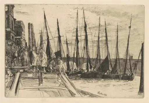 Billingsgate, by James McNeill Whistler