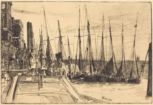 Billingsgate, by James McNeill Whistler