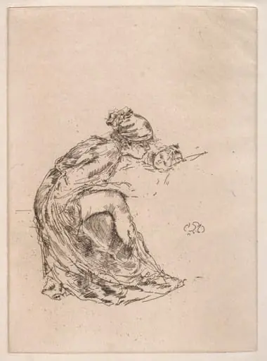 Cameo, No. 1 (Mother and Child), by James McNeill Whistler
