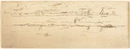 Canal, Ostend, by James McNeill Whistler