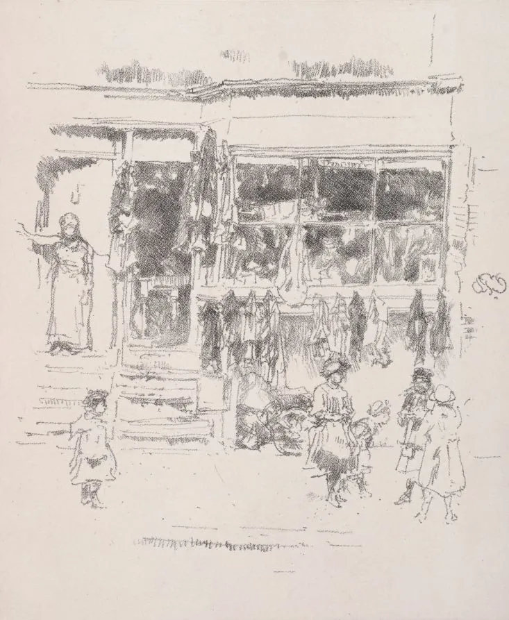 Chelsea Rags, by James McNeill Whistler, 1888