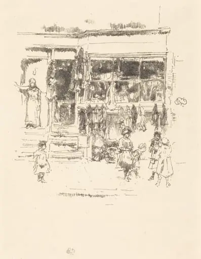 Chelsea Rags, by James McNeill Whistler