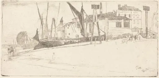 Chelsea Wharf, by James McNeill Whistler
