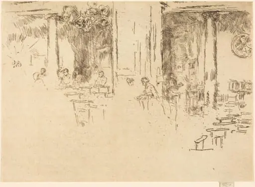 Church, Brussels, by James McNeill Whistler