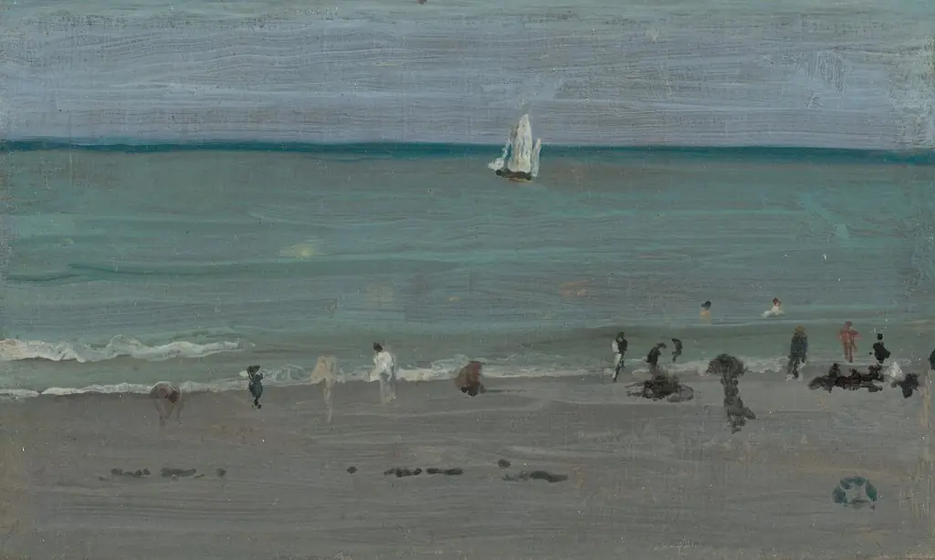 Coast Scene, Bathers, by James McNeill Whistler