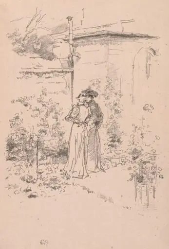 Confidence in the Garden, by James McNeill Whistler