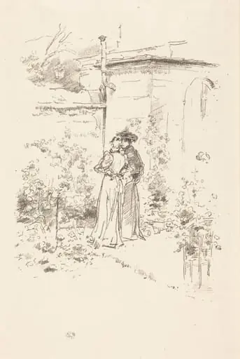 Confidences in the Garden, by James McNeill Whistler