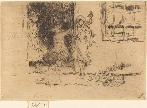 Cottage Door, by James McNeill Whistler