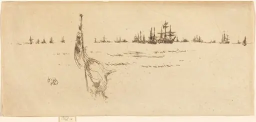 Dipping the Flag, by James McNeill Whistler