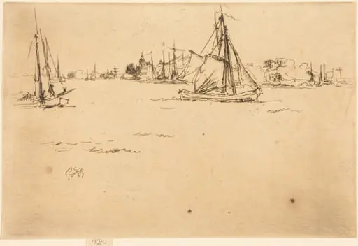 Dordrecht, by James McNeill Whistler