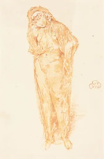 Draped Figure, Standing, by James McNeill Whistler