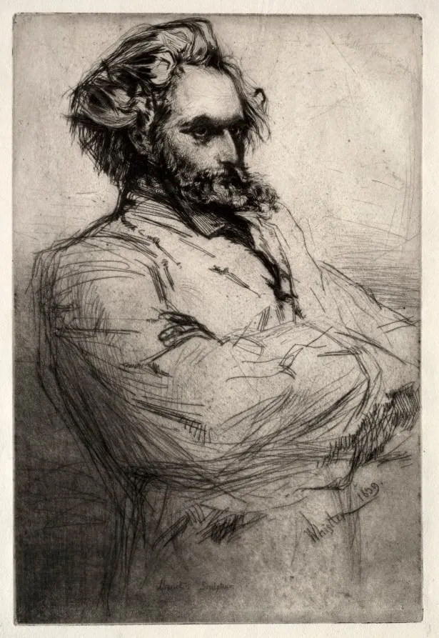 Drouet, by James McNeill Whistler, 1859