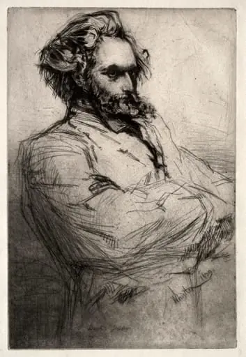 Drouet, by James McNeill Whistler
