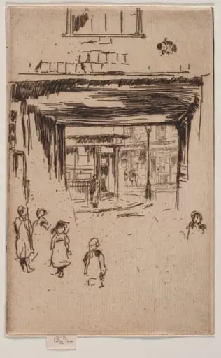 Drury Lane, by James McNeill Whistler