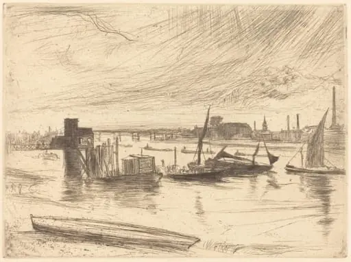 Early Morning, Battersea, by James McNeill Whistler