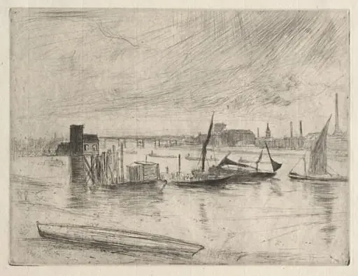 Early Morning Battersea, by James McNeill Whistler