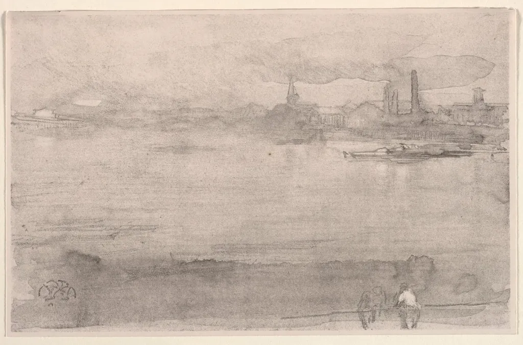 Early Morning: The Thames at Battersea, London, by James McNeill Whistler, 1878