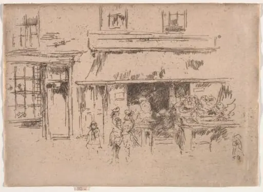 Exeter Street, by James McNeill Whistler