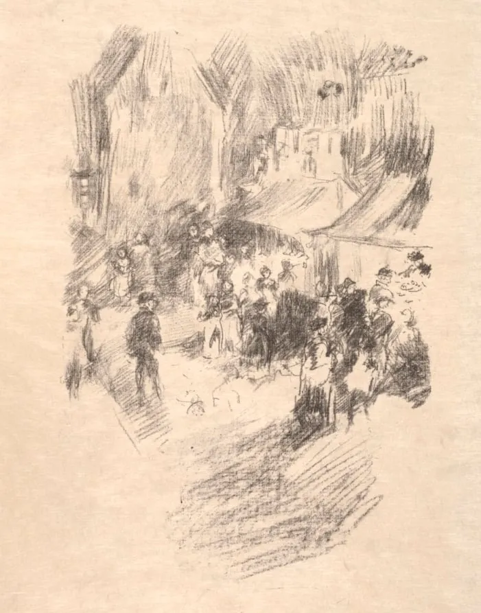 Fair, Lyme, -Regis, by James McNeill Whistler, 1895