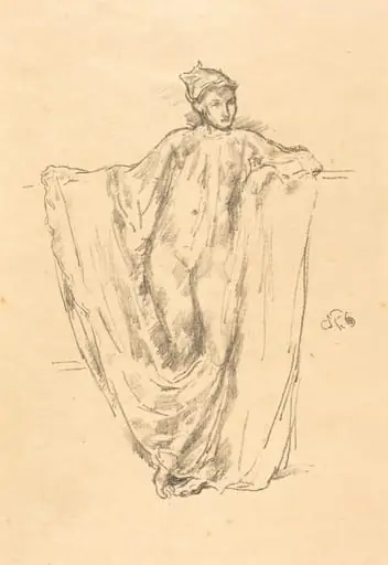 Figure Study, by James McNeill Whistler