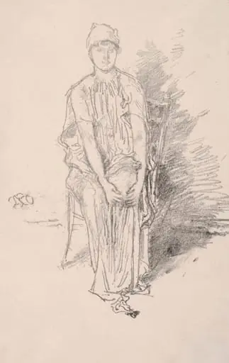 Figure Study, by James McNeill Whistler